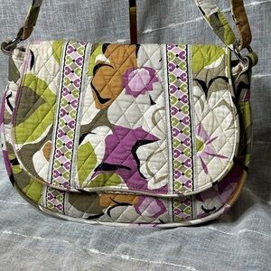 Vera Bradley Portobello Road Lizzy Messenger Bag Hipster Crossbody Shoulder NWOT